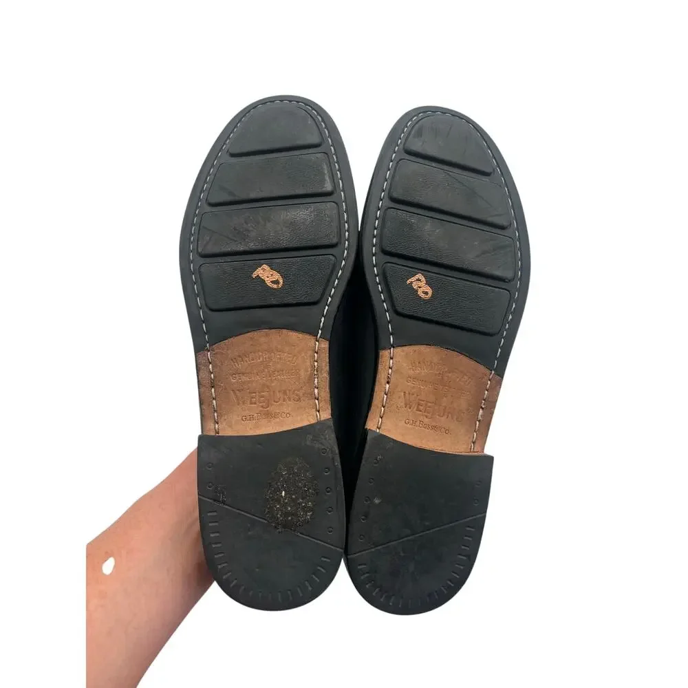 Bass Wejuns Men’s Navy Blue Leather SZ 12 D Style 2439